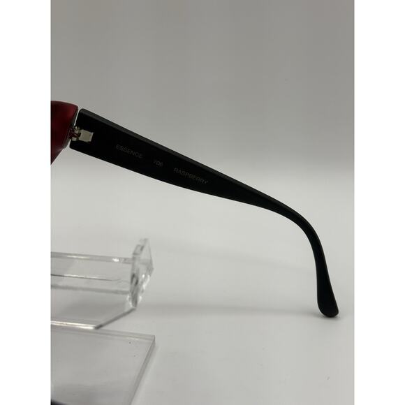 Essence 706 Raspberry Oval Sunglasses Red Black Women Made In Italy main image 11